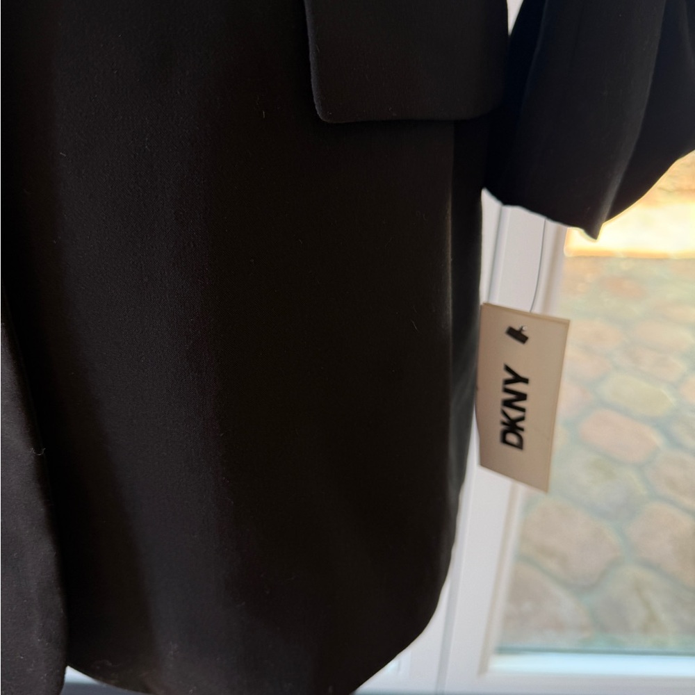 NWT DKNY Ruched-Sleeve Blazer - Picture 6 of 7